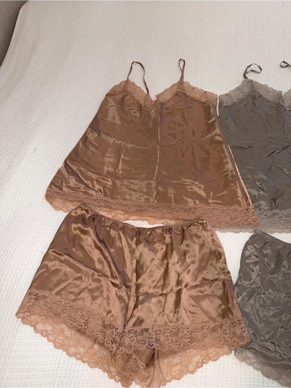 intimissimi Silk Lace-Trim Set of 3 - Picture 2 of 4